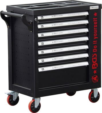BGS-6058-1 Werkstattwagen 7 Schubladen 1 Seitentür leer