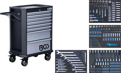BGS-5051 Werkstattwagen 8 Schubladen mit 296 Werkzeugen