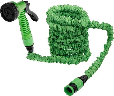 BGS-70903 Wasserschlauch Textil flexibel mit Garten-Handbrause mit 7 Funktionen 3 - 1