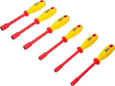 BGS-71095 VDE Steckschlüssel-Schraubendreher-Satz Sechskant SW 5,5 - 12 mm 6-tlg