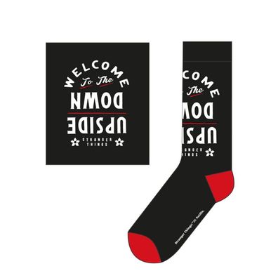 Upside Down Socken Schwarz. T.35-41
