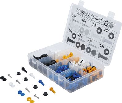 BGS-6793 Schrauben-, Muttern- und Abdeckkappen-Sortiment 400-tlg