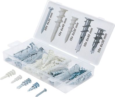 BGS-88200 Gipskartondübel-Sortiment 100-tlg