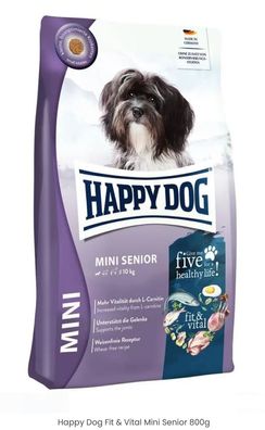 Happy Dog Fit & Vital Mini Senior 800 g
