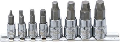 BGS-6847 Schraubenausdreher-Satz Antrieb Innenvierkant 6,3 mm (1/4) / 10 mm (3/8) für