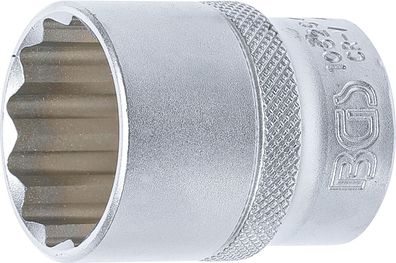 BGS-10626 Steckschlüssel-Einsatz Zwölfkant Antrieb Innenvierkant 12,5 mm (1/2) SW 26