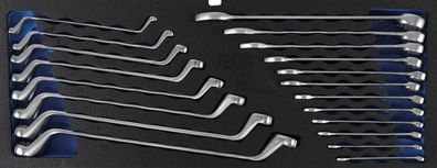 BGS-3342 Schaumeinlage für Art. 3312: Doppel-Ring, Ring-Maulschlüssel-Satz 20-tlg