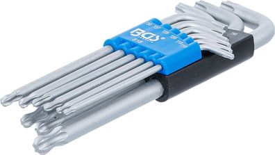 BGS-818 Winkelschlüssel-Satz T-Profil (für Torx) mit Kugelkopf T10 - T50 9-tlg