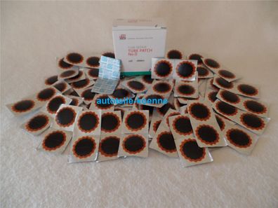 100x Schlauchflicken 0 Ø 30 MM Rotrand Rema TIP TOP 1 VPE