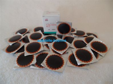 30x Schlauchflicken 2 Ø 45 MM Rotrand Rema TIP TOP 1 VPE
