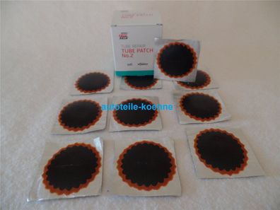 10x Schlauchflicken 2 Ø 45 MM Rotrand Rema TIP TOP