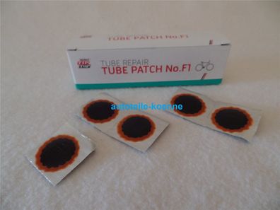 5x Schlauchflicken F1 Ø25 MM Rotrand Rema TIP TOP Schlauchreparatur