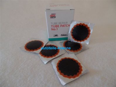 5x Schlauchflicken 1 Ø 35 MM Rotrand Rema TIP TOP Schlauchreparatur