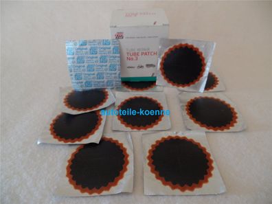 10x Schlauchflicken 3 Ø 54 MM Rotrand Rema TIP TOP Schlauchreparatur
