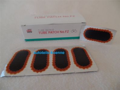 5x Schlauchflicken F2 50x25 MM Rotrand Fahrrad Zweirad Rema TIP TOP