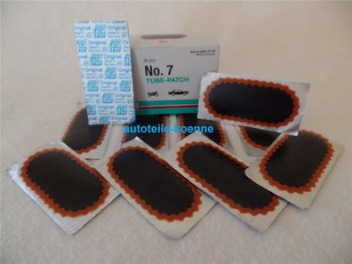 10x Schlauchflicken 7 Größe 74x37 MM Rotrand PKW Motorrad Rema TIP TOP