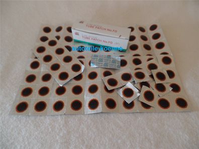 100x F0 Ø 16mm TIP TOP Schlauchflicken Schlauchreparatur Gummi Flicken Rotrand