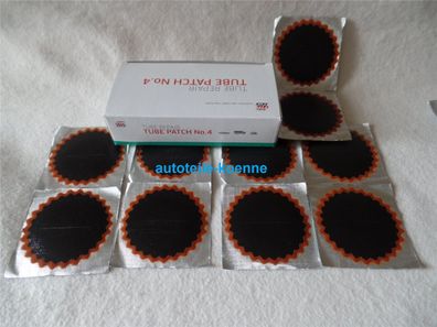 10x Ø 75mm TIP TOP Schlauchflicken Schlauchreparatur Gummi Flicken Rotrand