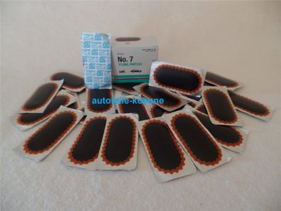 30x 74x37mm TIP TOP Schlauchflicken Schlauchreparatur Gummi Flicken Rotrand