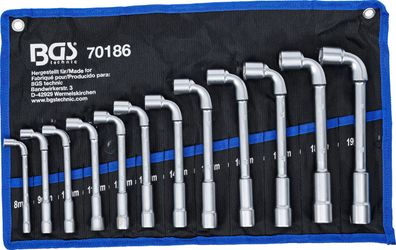 BGS-70186 Pfeifenkopfschlüssel-Satz SW 8 - 19 mm 12-tlg