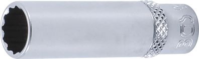 BGS-10710 Steckschlüssel-Einsatz Zwölfkant, tief Antrieb Innenvierkant 6,3 mm (1/4) S