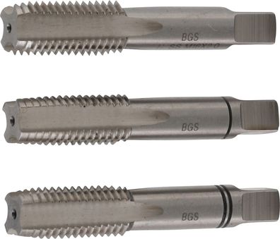 BGS-928 Gewindebohrer-Satz Vor-, Mittel- und Fertigschneider HSS-G M16 x 2,0 mm 3-tlg