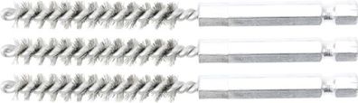 BGS-3078-8-S Stahlbürste 8 mm Antrieb Außensechskant 6,3 mm (1/4) 3-tlg