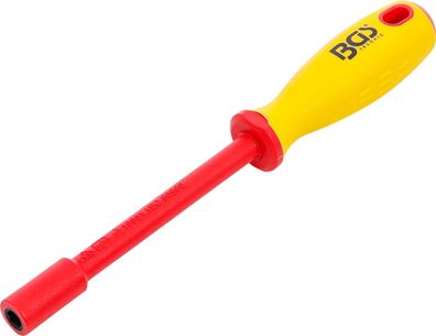 BGS-71087 VDE Steckschlüssel-Schraubendreher Sechskant SW 7 mm Klingenlänge 125 mm