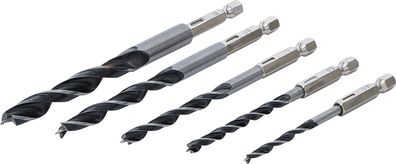 BGS-50799 Holzbohrer-Satz 4 - 10 mm Sechskantantrieb 5-tlg