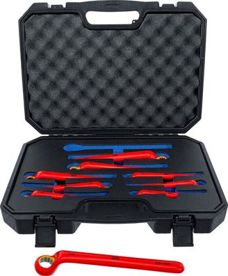 BGS-72035 VDE-Ringschlüssel-Satz, tief gekröpft, SW 10 - 24 mm, 9-tlg