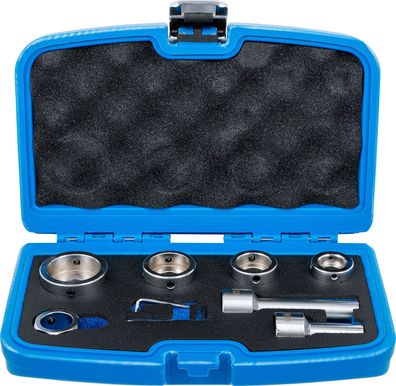 BGS-70115 Schneideisen-Adapter-Satz, für Stehbolzen, 7-tlg