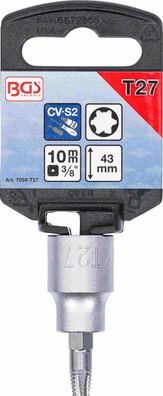 BGS-7098-T27 Schraubenausdreher-Bit-Einsatz, Antrieb Innenvierkant 10 mm (3/8), für d