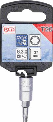 BGS-7098-T20 Schraubenausdreher-Bit-Einsatz, Antrieb Innenvierkant 6,3 mm (1/4), für