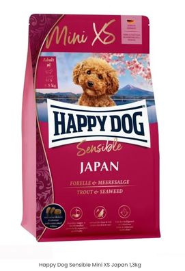 Happy Dog Sensible Mini XS Japan Forelle+Meeresalge 1,3 kg