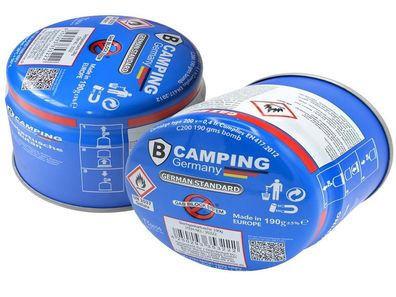 4 x Gaskartuschen Butan Gas Kartusche Stechkartusche Gaskocher 190g ST-35322