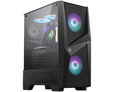 MSI MAG Forge 100R - Tower - ATX - Seitenteil mit Fenster (gehärtetes Glas)