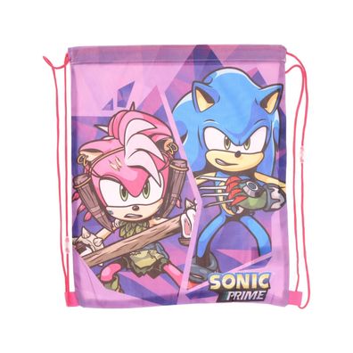 Sonic Turnbeutel Tasche Sonic und Amy Illustration für Schule und Sport