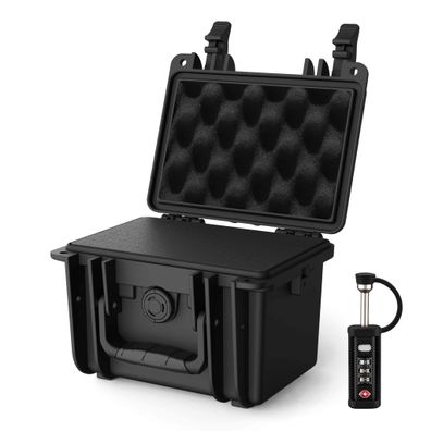 Wiltec Fotokoffer 21,9x18,5x15,4cm TSA Kofferschloss Kamera Koffer Schutzkoffer