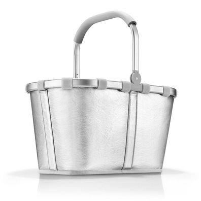 reisenthel carrybag BK, silver crackle, Unisex