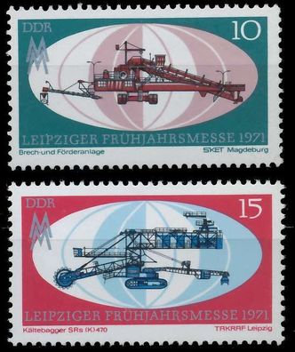 DDR 1971 Nr 1653-1654 postfrisch SD9A8C6