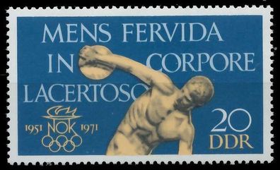 DDR 1971 Nr 1660 postfrisch SD9A90A