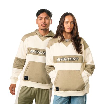 Hoodie Bauer Mesh Game Changer Senior - Farbe: weiss Größe: XL