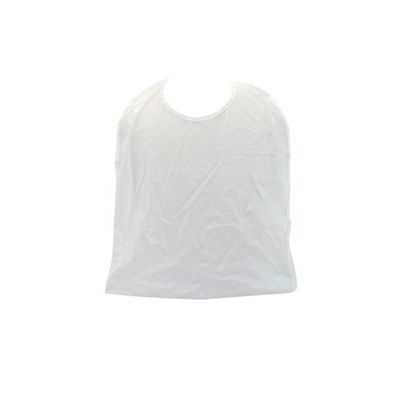 Lätzchen Kunststoffolie mit Auffangtasche 40 x 60 cm weiß