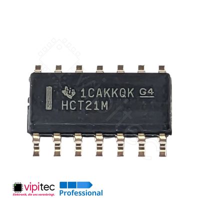 74HCT21 4-Kanal AND, 2-fach | SMD SO-14 5V TTL 125°C