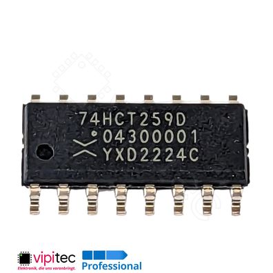 74HCT259 Adressierbares 8-Bit Latch | SMD SO-16 5V TTL 125°C