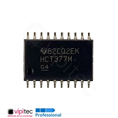 74HCT377 D-Flip-Flop, 8-fach, mit Data-Enable | SMD SO-20 5V TTL 125°C