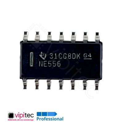 NE556 Präzisions-Zeitgeber 2-fach SMD SO-14 4,5..16 V 0..70°C Timer