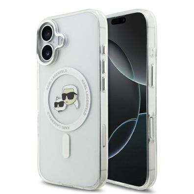 Case Karl Lagerfeld MagSafe iPhone 17 Kunststoff Karl Katze transparent