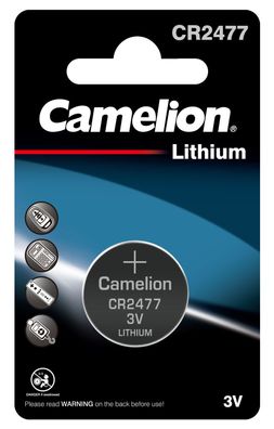 Camelion CR2477 3V Lithium Batterie Knopfzelle 3 Volt 950mAh Blister