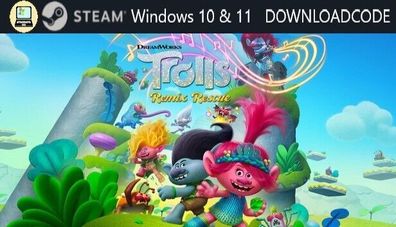 NEU PC Computer Spiel DreamWorks Trolls Remix Rescue für Windows 10 11 STEAM Key
